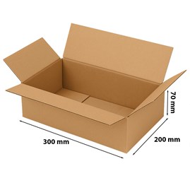 Karton do Paczkomatu Klapowy 300x200x70mm Gabaryt A