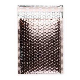 Koperta bąbelkowa metaliczna 180x230mm Różowo -Złota Rosegold