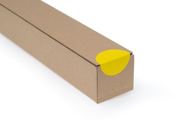 Naklejki okrągłe Fi90mm 500szt Żółte