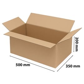 duży karton klapowy