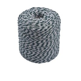 Sznurek bawełniany bialo-zielony