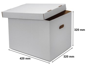 karton archiwizacyjny przeprowadzkowy bialy