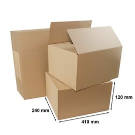 Kartony Klapowe 410x240x120mm, 10 sztuk