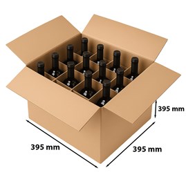 Kartonowe pudełko z kratownicą 395 x 395 x 395 mm