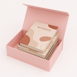 Pudełko magnetyczne 350x250x100mm Różowe