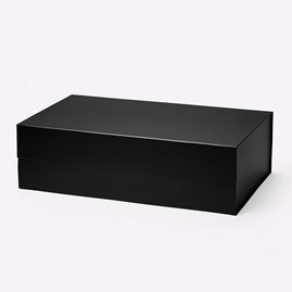 Pudełko Magnetyczne Duże Czarne 700x500x200mm XXXL Ozdobne na Prezent