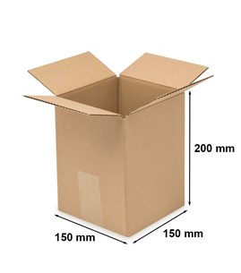 Karton klapowy 150 x 150 x 200 mm