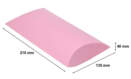 Pakiet Pudełko ozdodne Poduszka 210x135x40 Róż Pudr M 10szt