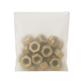 Woreczki z suwakiem matowe 200x200mm - 20szt 70um