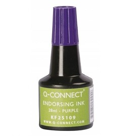 Tusz do Pieczątek Q-Connect 28ml Fioletowy