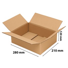 Karton klapowy średni