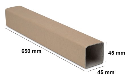 Tuba kwadratowa 45mm/gr2,5mm/L650 A1