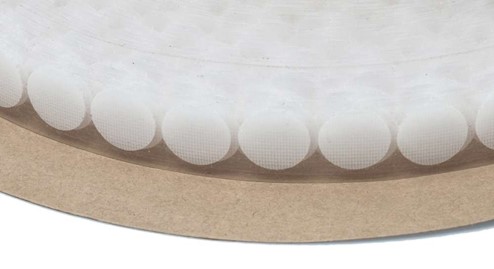 Kółko Rzepowe 19mm Białe 1050szt Haczyk + Pętelka