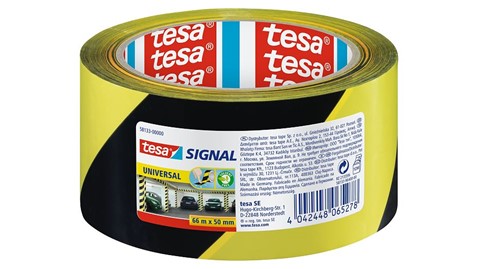 Taśma Ostrzegawcza Samoprzylepna Żółto-Czarna