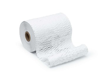 Papier pakowy nacinany kraft biały ochronny rolka 20 cm x 100 m