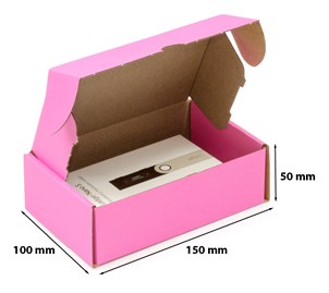 Karton Wykrojnikowy 150x100x50mm Różowy F427