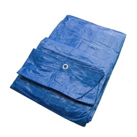 Plandeka z PE 10x18m Niebieska (50g/m2)