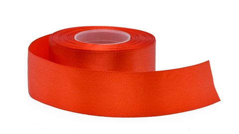 Wstążka satynowa 25mm czerwona 32m WS8031