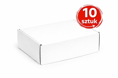 Karton wykrojnikowy biały 330x250x100 mm 10 sztuk