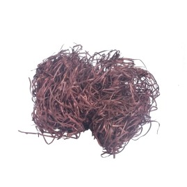 Dekoracyjna wełna drzewna 200g Brąz