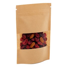 Doypack Papier + PE 250ml Małe okno -100 sztuk