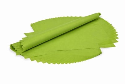 Bibuła gładka zielony jabłkowy 38x50 cm 100 arkuszy