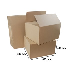 Kartony Klapowe 600x500x400mm Poczta Biznesowe XL,100 sztuk