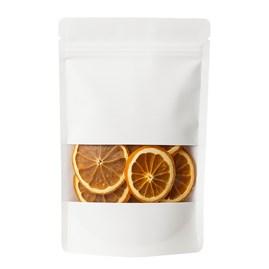 Doypack Biały Mat 250ml z małym okienkiem –kompaktowe opakowanie 50szt