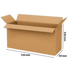 Karton klapowy brązowy