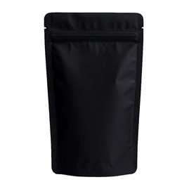 Doypack Czarny Mat 100 ml - Praktyczne Opakowanie z Zamknięciem 50 szt