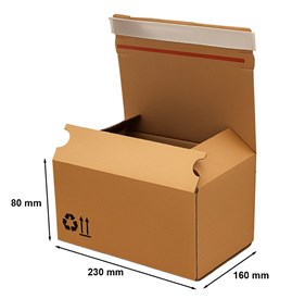 Pudełko z paskiem klejącym A5