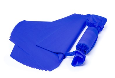 Bibuła gładka 20g 38x50cm Niebieska Chaber – ozdobna – 100 arkuszy