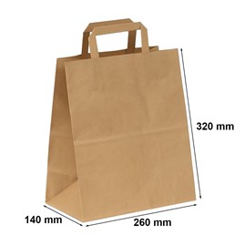 Torba Papierowa Brązowa