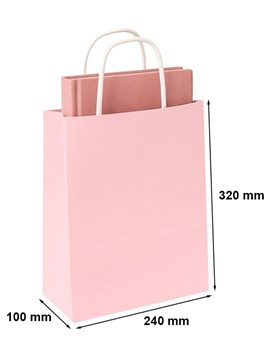 Torebka prezentowa Pastelowy róż