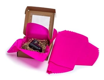 Bibuła ozdobna 20g 38x50cm Fuksja Różowa – papier ozdobny –100 arkuszy