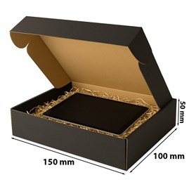 Karton Wykrojnikowy 150x100x50mm Czarny F427
