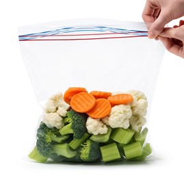 Woreczki z podwójną struną 180x200mm/70mic 20szt.