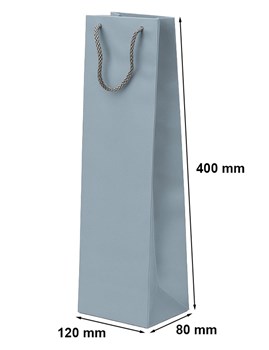 Torebka Laminowana Na Wino Srebrna